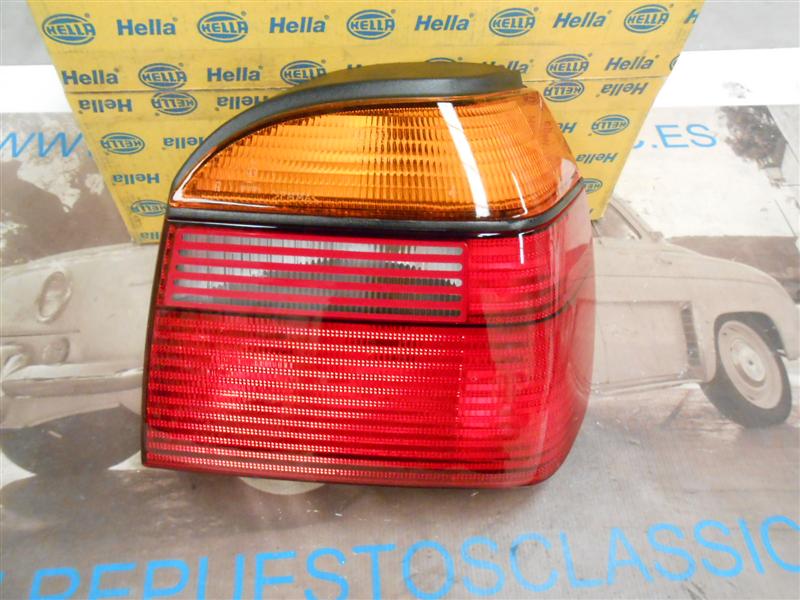 H074P1 PILOTO TRASERO DERECHO VOLKSWAGEN GOLF III 91> CON ANTINIEBLA, HELLA 9EL139138061 (92656)