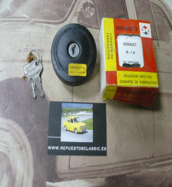 T18 TAPON GASOLINA CON LLAVE RENAULT 18