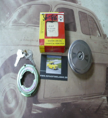 T25 TAPON GASOLINA CON LLAVE CROMADO SEAT 600