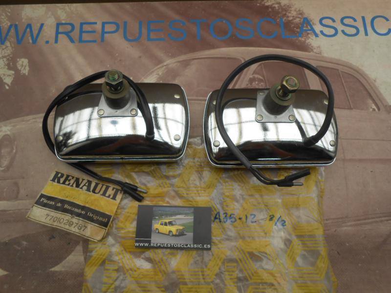 A35-12P8 JUEGO FAROS ANTINIEBLA AMARILLOS CIBIE AIRPORT 35 ORIGINAL RENAULT REF. 7701029787