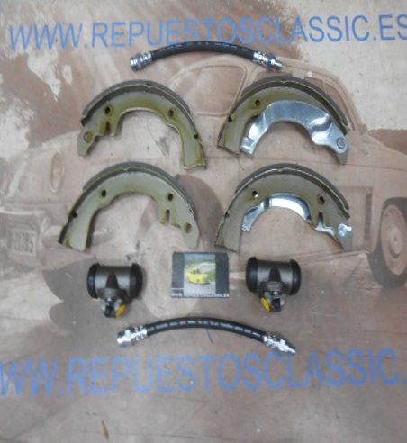 KTVZHR822 KIT FRENOS TRASEROS RENAULT 8, 10 228X30 BOMBINES 22 MM