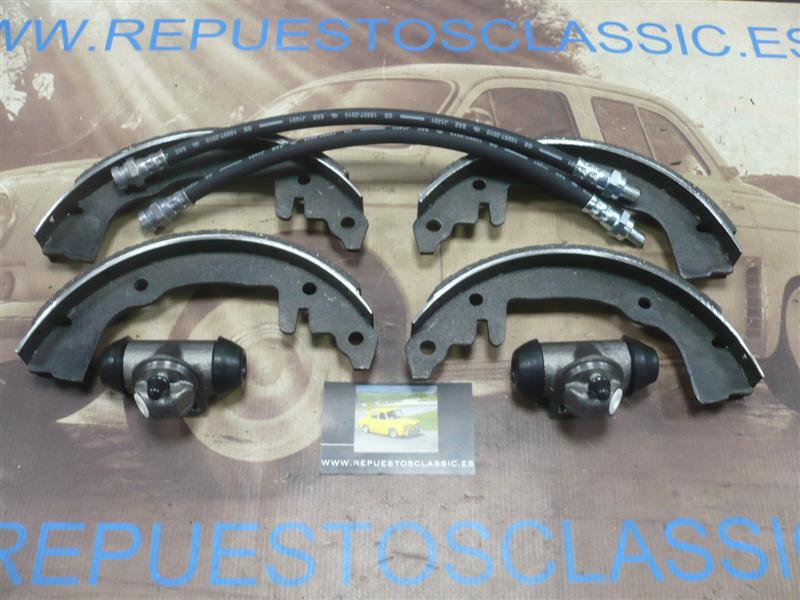KZ0005 KIT FRENOS DELANTEROS RENAULT DAUPHINE, ONDINE, GORDINI, ALPINE A108 228X32 BOMBINES 22 mm