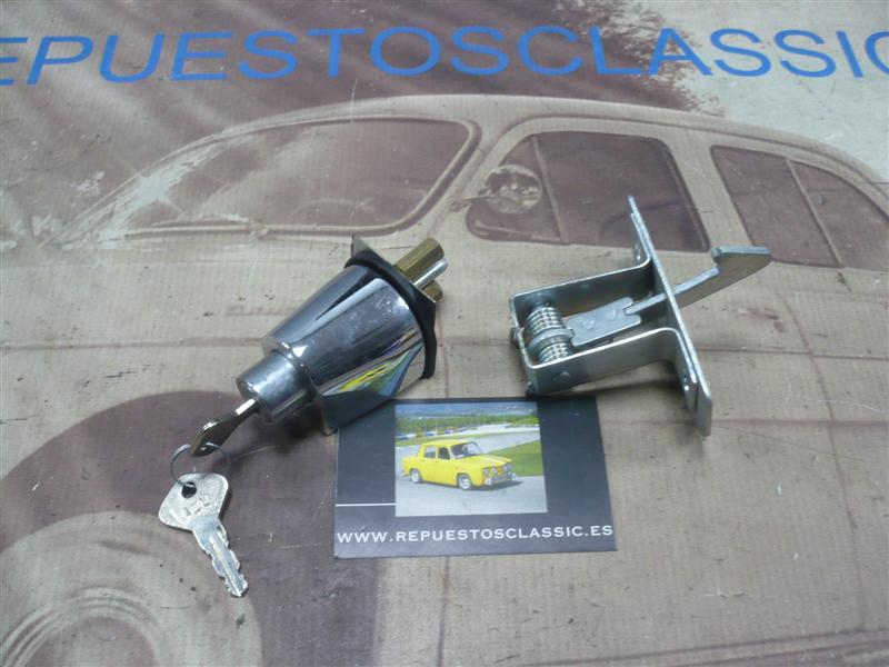 CM35 CERRADURA COMPLETA CAPÓ TRASERO SIMCA 1000 CON LLAVES