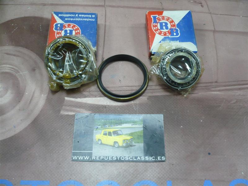 KR08 KIT RODAMIENTO RUEDA DELANTERA RENAULT 5 ALPINE, ALPINE TURBO, 12 Y 18 CALIDAD IRB 35X72X21/35X72X17