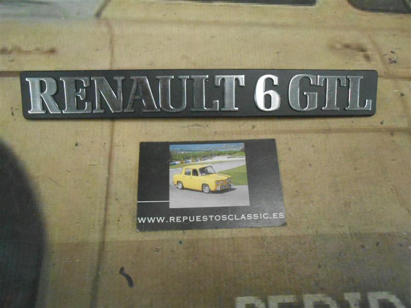 ANA46 ANAGRAMA RENAULT 6 GTL 225x30