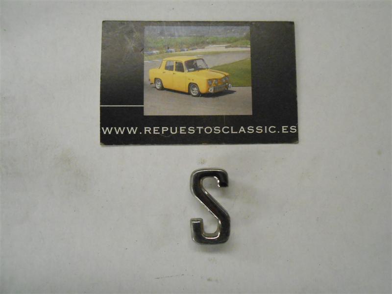 ANA91 ANAGRAMA METALICO RENAULT 8 Y 12 S