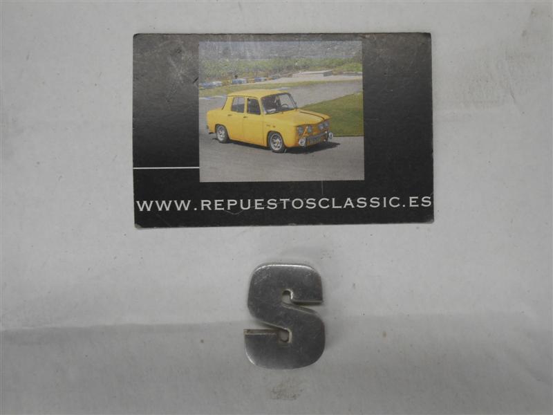 ANA92 ANAGRAMA METALICO RENAULT 8 Y 12 S