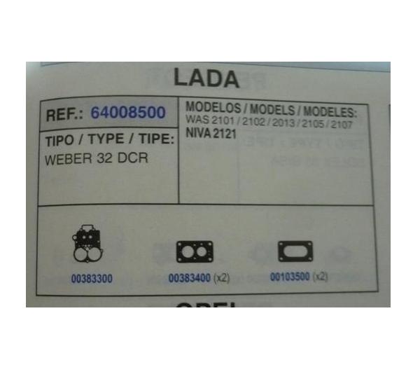 8500 KIT JUNTAS CARBURADOR WEBER 32 DCR