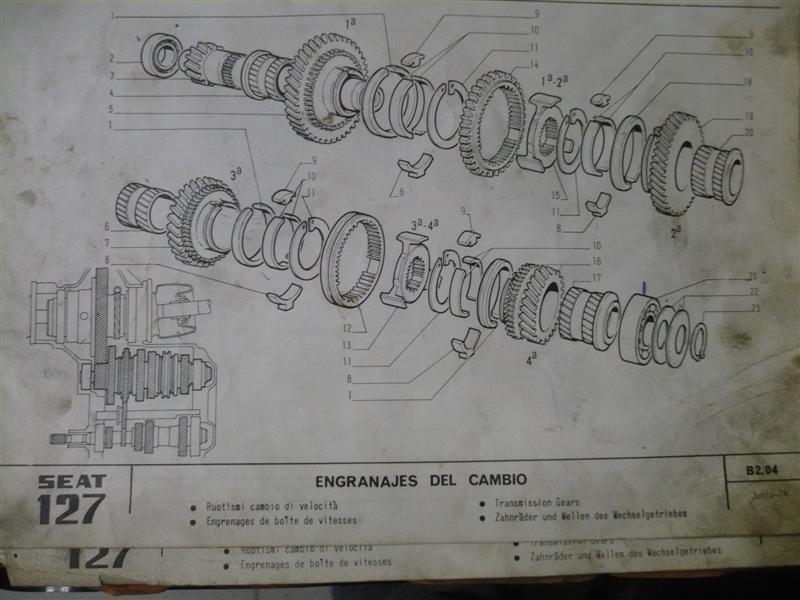 CC186 FIG.06 CASQUILLO  PIÑON III VELOCIDAD CAJA SEAT 127 I SERIE
