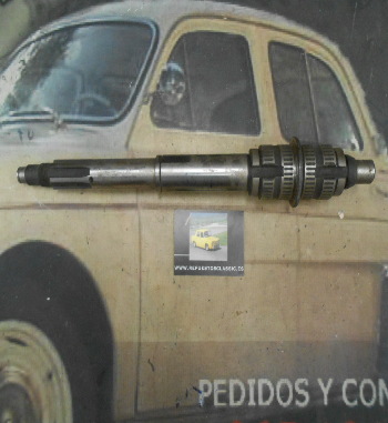 CC219 EJE BALADER 6 ESTRIAS CAJA DE CAMBIOS SEAT 131 E 1.8 5 VELOCIDADES