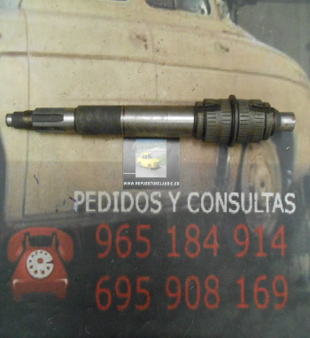 CC220 EJE BALADER 6 ESTRIAS CAJA DE CAMBIOS SEAT 131 B, 132 CONSULTAR CAJA SEAT 131 4 VELOCIDADES
