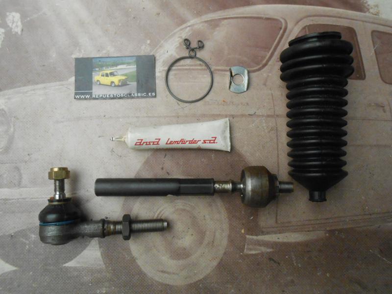 ROT53 KIT COMPLETO ROTULA Y AXIAL DIRECCIÓN RENAULT 5 Y 7  DESDE EL 78  (UN LADO)