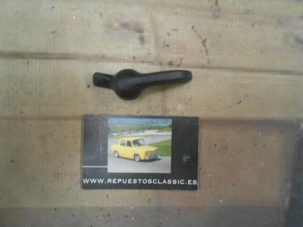 MAN60 MANETA CIERRE CRISTAL GIRATORIO DELANTERO IZQUIERDO SEAT 127 PLASTICO NEGRO