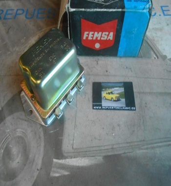GRC12-1 REGULADOR FEMSA DINAMO SEAT 600 N Y D (62-68) PARA DINAMO DNF92-3