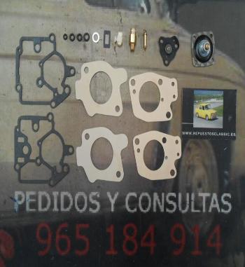 65 W-2 SUPER KIT REPARACION CARBURADOR WEBER 32 TLA VOLKSWAGEN POLO 1050