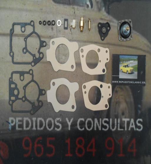 65 W-2 SUPER KIT REPARACION CARBURADOR WEBER 32 TLA VOLKSWAGEN POLO 1050