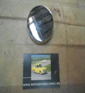 ANA318 ANAGRAMA TAPACUBO CENTRO RUEDA METAL CROMO 63mm CENTRO RUEDA RENAULT 12