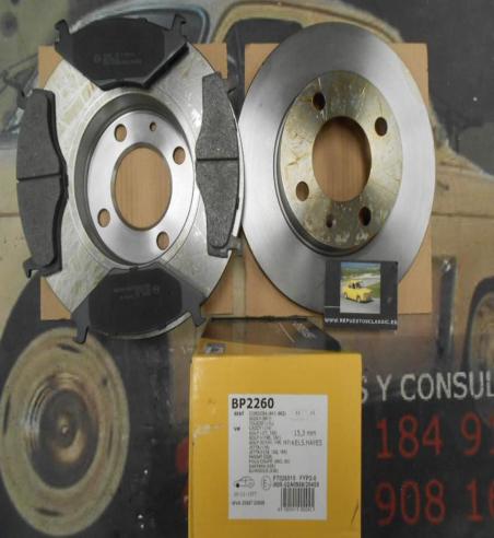 KZ800171 KIT DISCOS Y PASTILLAS DE FRENO DELANTERO SEAT CORDOBA 1.4i DREAM 96 -->