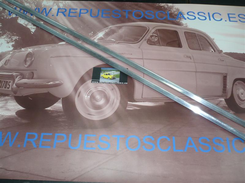 MOL01 JUEGO MOLDURAS TALONERA RENAULT 10, 8 PRIMERA SERIE 139 cm