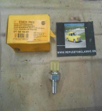 6PT009104001 TERMOCONTACTO TEMPERATURA REFRIGERANTE HELLA OPEL, RENAULT