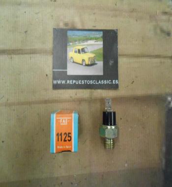 1125 MANOCONTACTO ACEITE ROSCA 14x1.5 PRESION 0.50 RENAULT R4, S, GORDINI 12V, FLORIDE, CARAVELLE