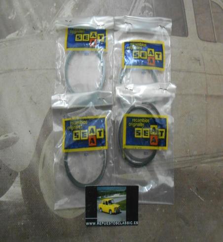 SEG36 JUEGO SEGMENTOS 4 PISTONES 73mm SEAT 124, 128, 1200 SPORT, RITMO/RONDA 65 MOTOR 1197cc ORIGEN SEAT
