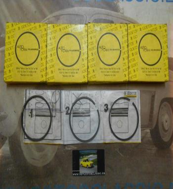 SEG45 JUEGO SEGMENTOS 4 PISTONES 83mm SEAT RITMO , RONDA , IBIZA , MALAGA 1.7D 1714cc , GOETZE