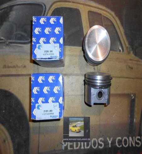 46 JUEGO PISTONES AUSTIN MOTOR 1275 cc SOBREMEDIDA +0.60 MINI COOPER