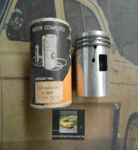 PS22 PISTON 76,5 mm DKW MOTOR DOS CILINDROS LADO IZQUIERDO