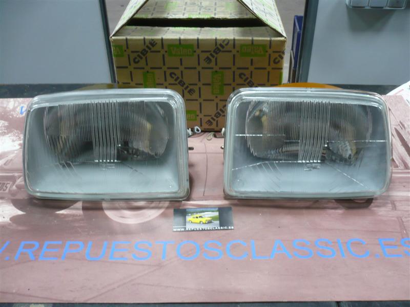 4149/4150 JUEGO FAROS FOCO EUROPEO CIBIE RENAULT 5, 7