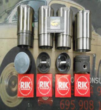 07 EQUIPO MOTOR COMPLETO 73 mm RENAULT 5 TS, RENAULT 12 N, S, ALPINE A110 MARCA KS