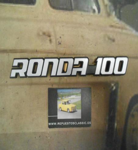 ANA111 ANAGRAMA SEAT RONDA 100 MEDIDA 225x27mm