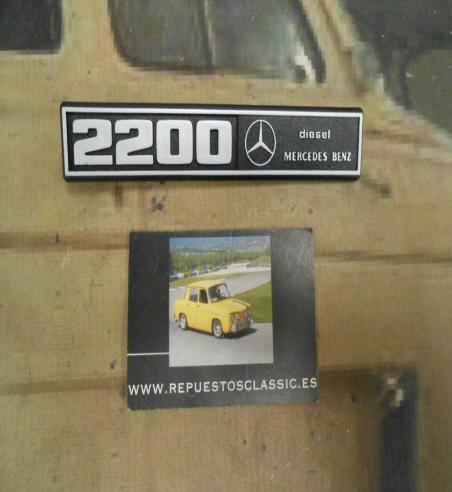 ANA174 ANAGRAMA SEAT 132 2200 MERCEDES BENZ DIESEL