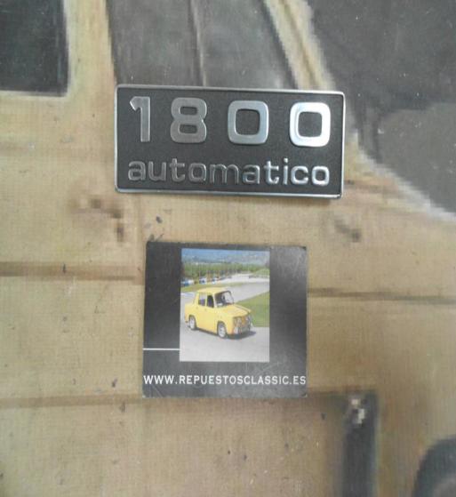 ANA177 ANAGRAMA SEAT 132 1800 AUTOMATICO MEDIDA 118x38mm