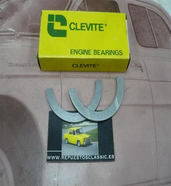CAS70 JUEGO CASQUILLOS AXIALES STD CIGUEÑAL SIMCA 1000 MOTOR 315