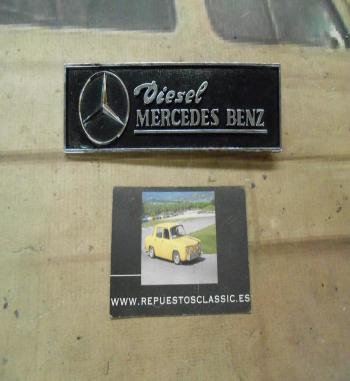 ANA260 ANAGRAMA SEAT 132 DIESEL MERCEDES BENZ MEDIDA 140x40mm
