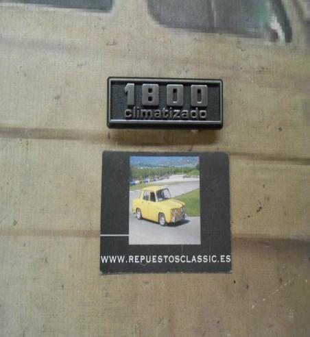 ANA261 ANAGRAMA SEAT 132 1800 CLIMATIZADO MEDIDA 75x23mm