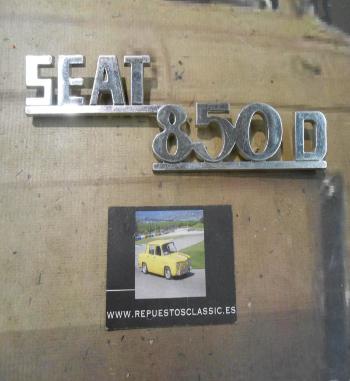 ANA267 ANAGRAMA TRASERO SEAT 850 D PLASTICO
