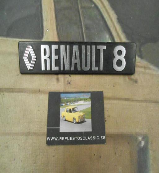 ANA279 ANAGRAMA RENAULT 8 METAL 185x35mm