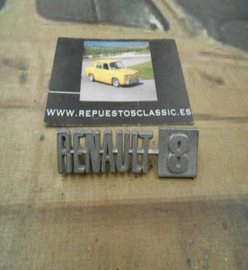 ANA284 ANAGRAMA RENAULT 8 METAL MATE 68x17mm