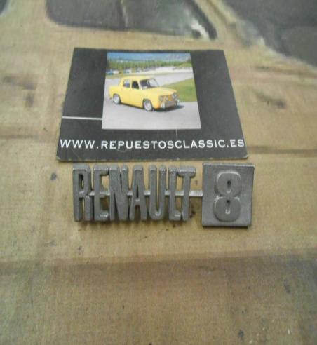ANA284 ANAGRAMA RENAULT 8 METAL MATE 68x17mm