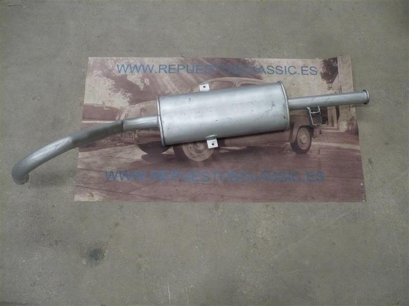 SILENCIOSO TIPO ORIGEN SEAT 124, 1430 DIÁMETRO 45 mm RPT CLASSIC