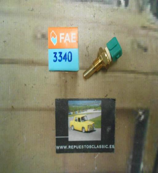 3340 TERMORRESISTENCIA TEMPERATURA REFRIGERANTE CITROEN, FIAT, LANCIA, PEUGEOT, ROSCA M12x1,5