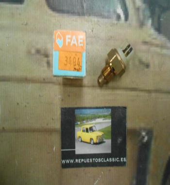 3404 TERMORRESISTENCIA TERMOCONTACTO TEMPERATURA REFRIGERANTE RENAULT CLIO I, ESPACE, R19, R21, TRAFIC,  ROSCA M14x1.25  PUNTO D