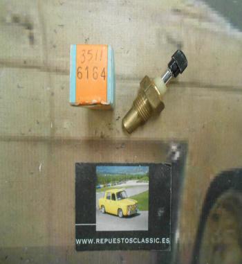 3511 TERMOCONTACTO DE TEMPERATURA ACEITE CITROEN AMI SUPER, AXEL, GS, GSA, CX 2400, MOTOR ZE PUNTO CONMUTACION 135º, ROSCA M16x1