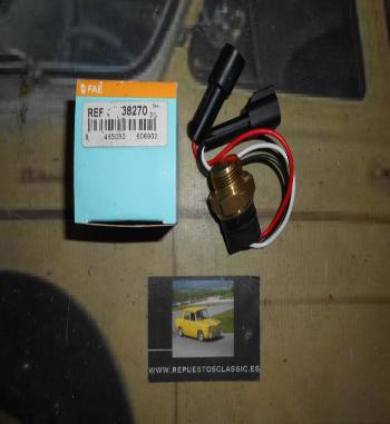 38270 TERMOCONTACTO VENTILADOR DOS TEMPERATURAS 88-83/92-87, ALFA ROMEO 155, 164, FIAT CROMA, PANDA, TIPO, LANCIA DEDRA, THEMA