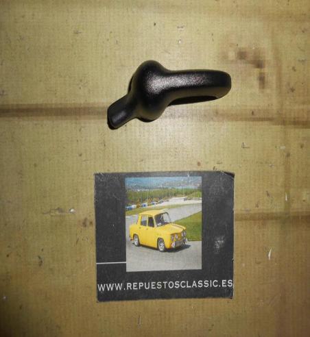MAN113 MANETA CIERRE CRISTAL DELANTERO GIRATORIO SEAT 127 DERECHO PLASTICO NEGRO