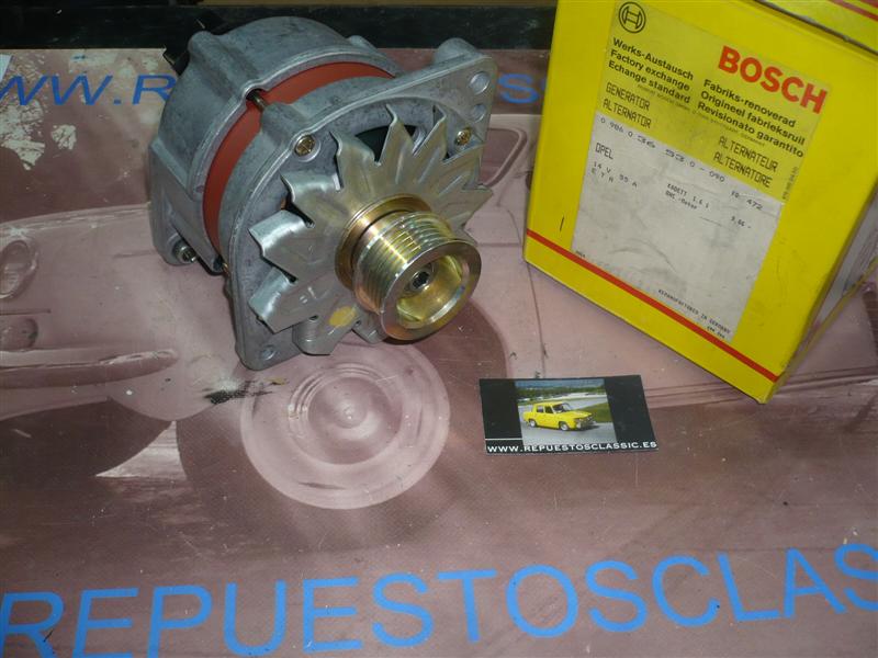 0986036530 ALTERNADOR BOSCH OPEL KADETT E MOTORES 1.6