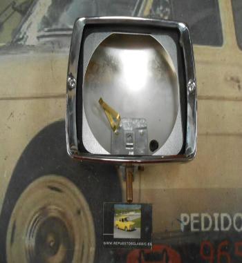 0305554006* PI2 CARCASA FARO ANTINIEBLA UNIVERSAL VEHICULO INDUSTRIAL 185x150mm BOSCH METAL CROMO