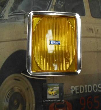 19004FI PI2 FARO ANTINIEBLA UNIVERSAL VEHICULO INDUSTRIAL 190x155mm KINBY METAL CROMO